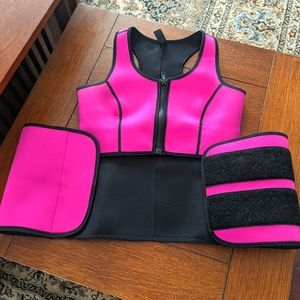 Neoprene sauna vest waist trainer